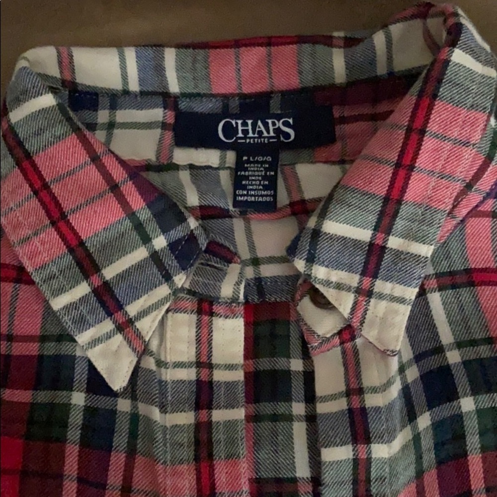 Chaps long sleeve flannel